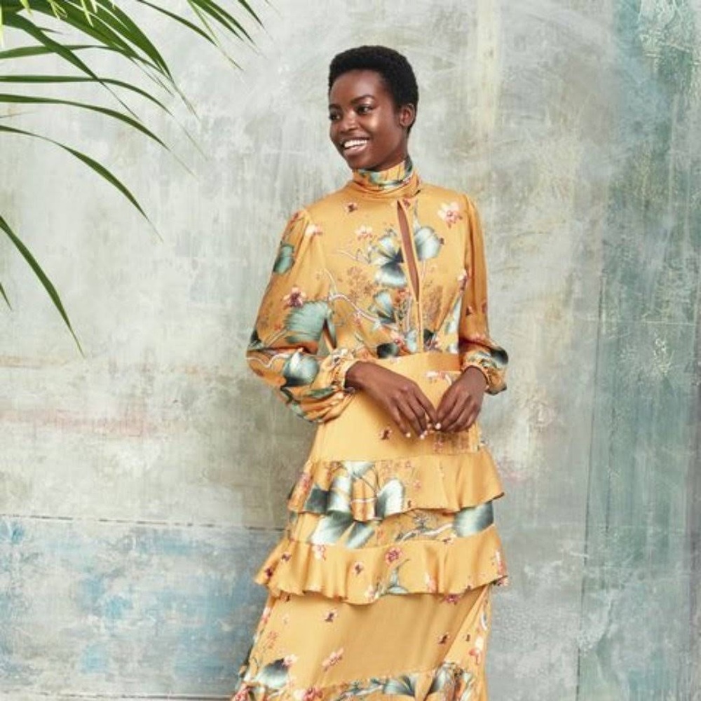 JOHANNA ORTIZ x H&M. Long dress in stunning printed fabric
